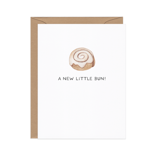 A New Little Bun Baby Card