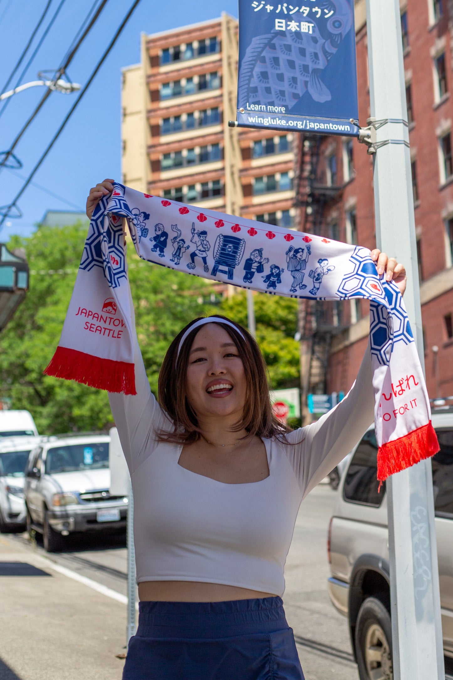 Japantown Seattle Summer Sports Scarf