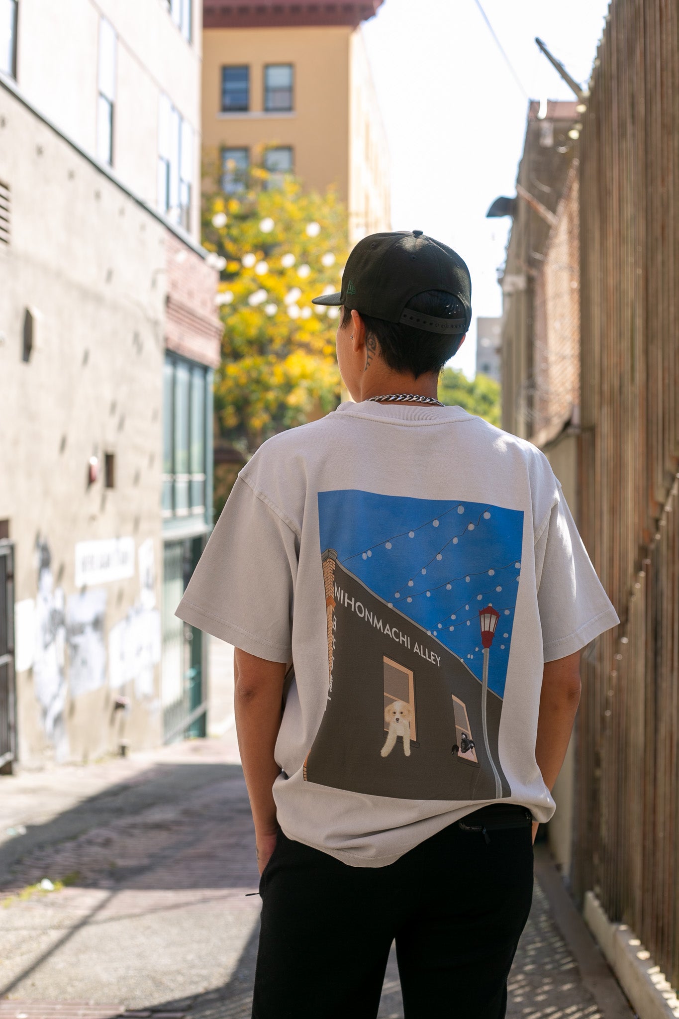Sairen Nihonmachi Shirt - Lunar Rock