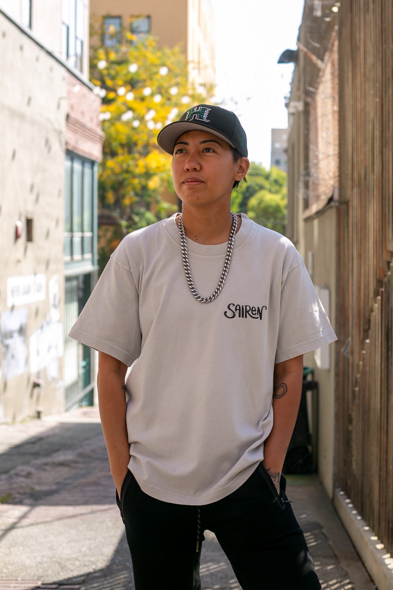 Sairen Nihonmachi Shirt - Lunar Rock