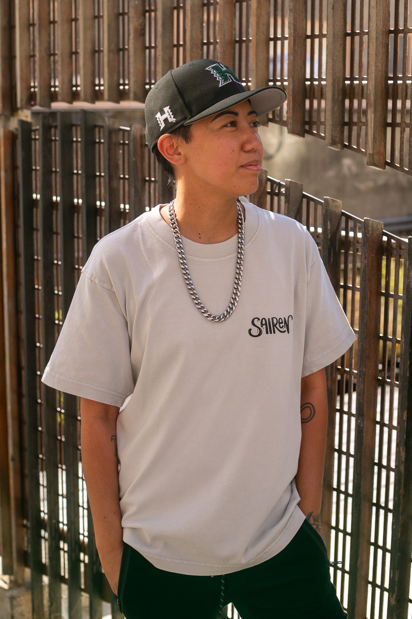 Sairen Nihonmachi Shirt - Lunar Rock