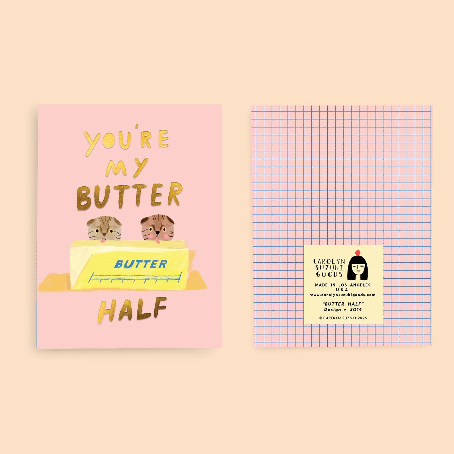 BUTTER HALF - Love Card