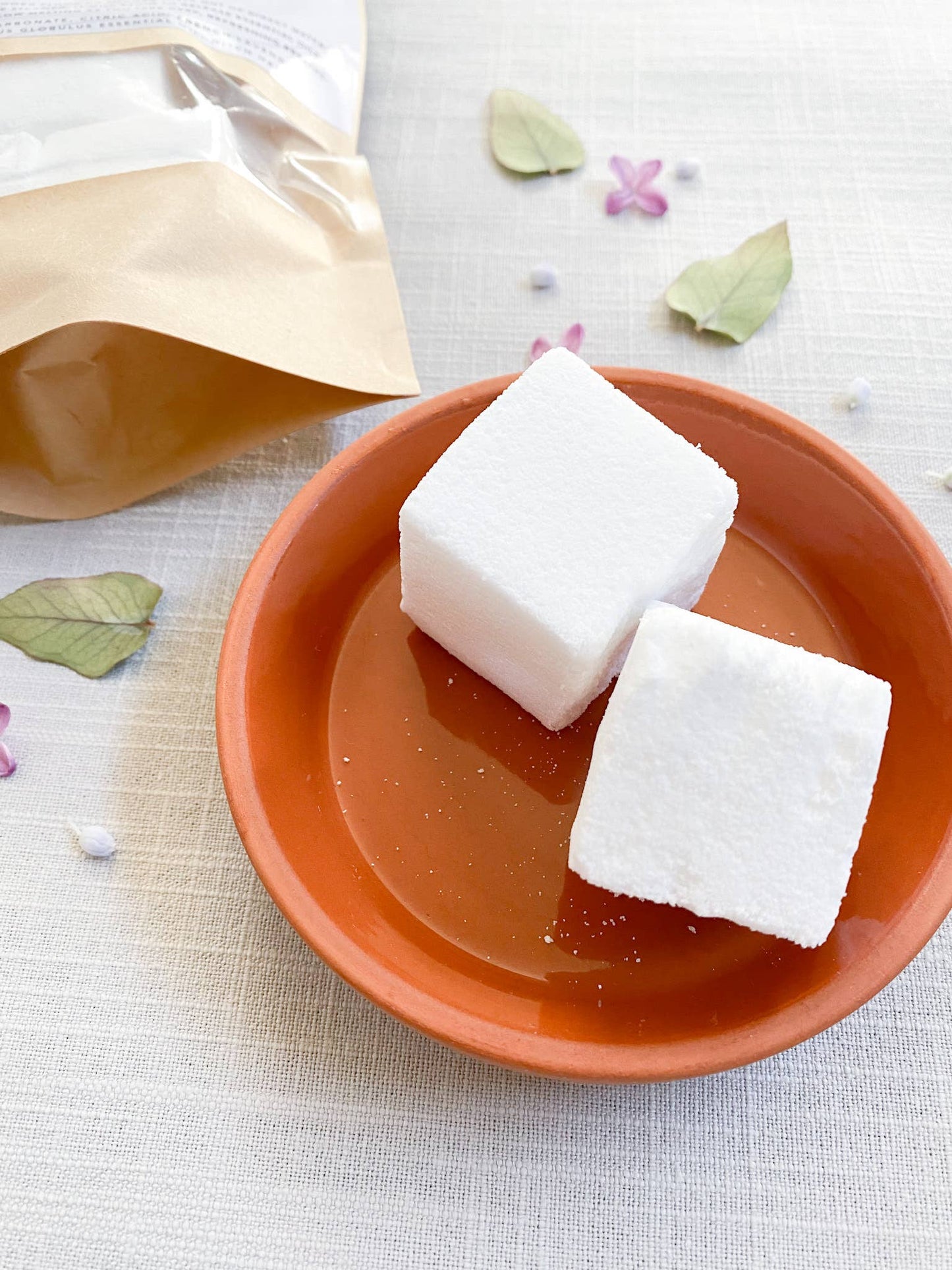 Shower Steamer Minis: Lavender & Eucalyptus in White