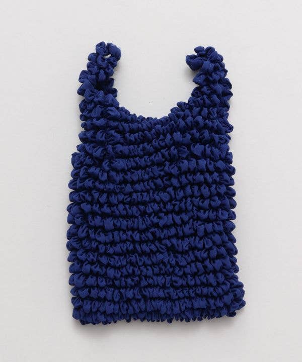 Large Dark Blue Miura Shibori Handbag