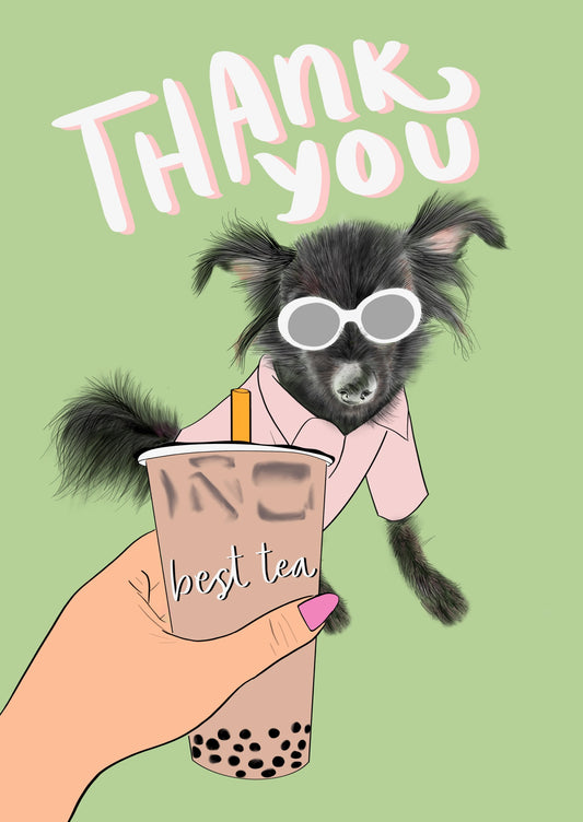 Thank You Best Tea Card