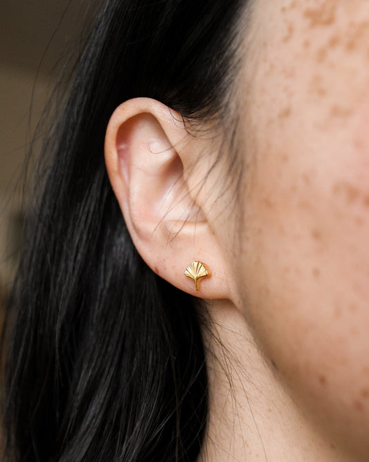 Ginkgo Studs