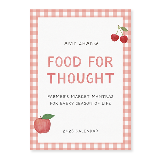 Farmers Market Affirmations 2026 Kitchen Calendar