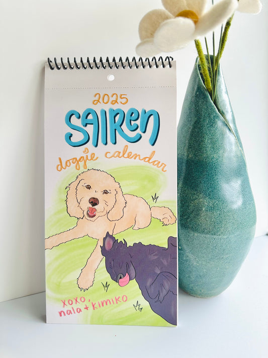 2025 Sairen Doggie Calendar