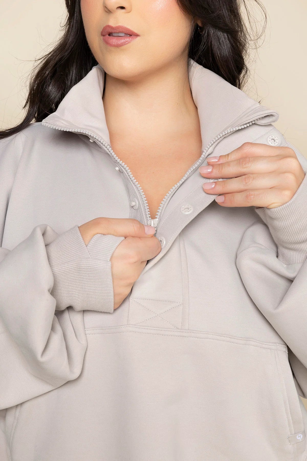 Silver Birch Ooey Gooey Half Zip
