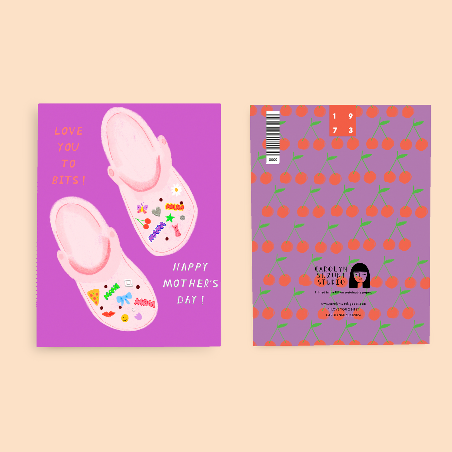 I LOVE YOU 2 BITS - Mother's Day Card