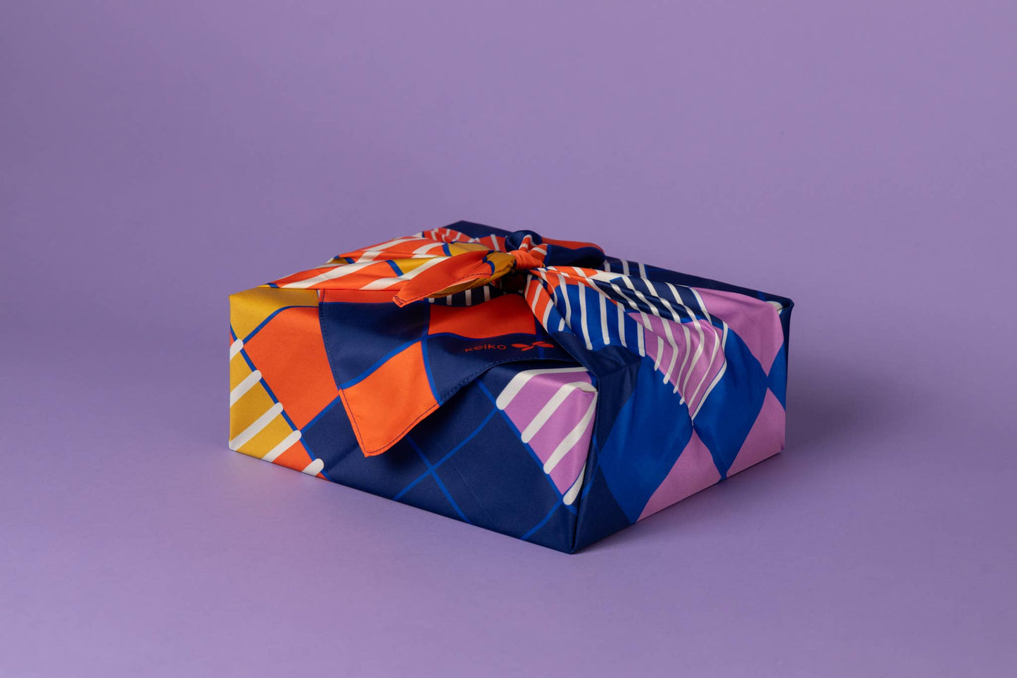 Furoshiki Reusable Japanese Fabric Gift Wrap Ichimatsu