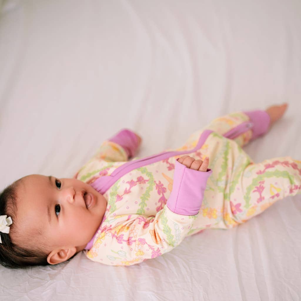 Lei Day in Sand Bamboo Coverall