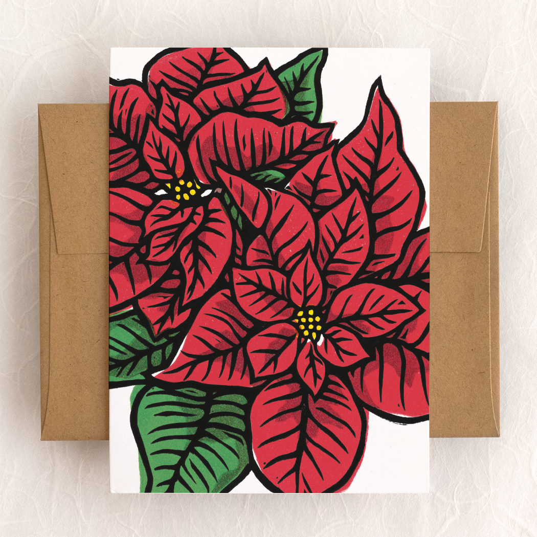 Poinsettia Card