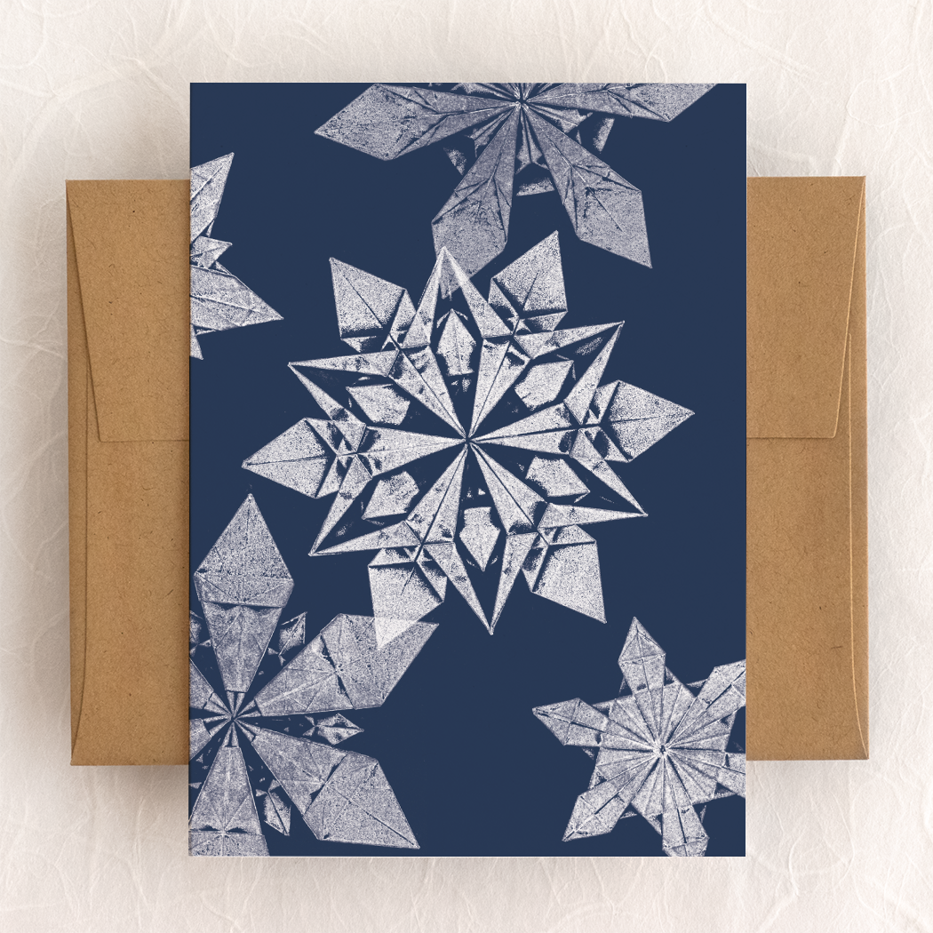 Snowflake Impressions Card