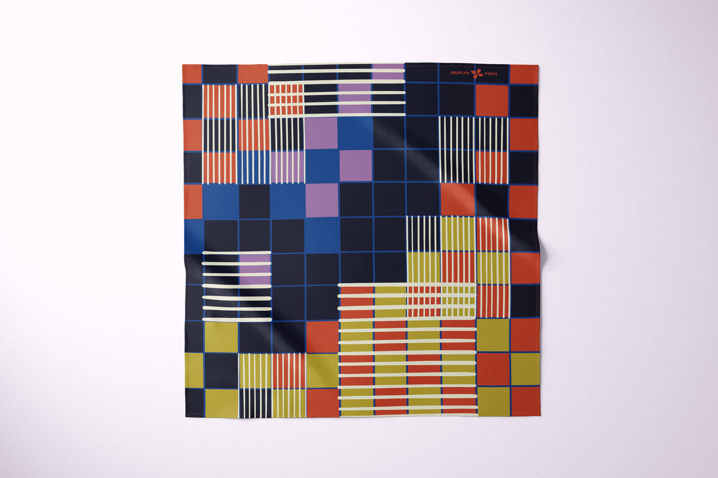 Furoshiki Reusable Japanese Fabric Gift Wrap Ichimatsu