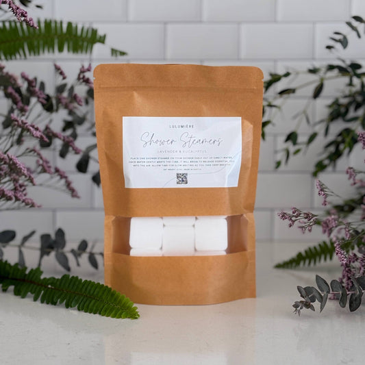 Lavender & Eucalyptus Shower Steamers: Kraft