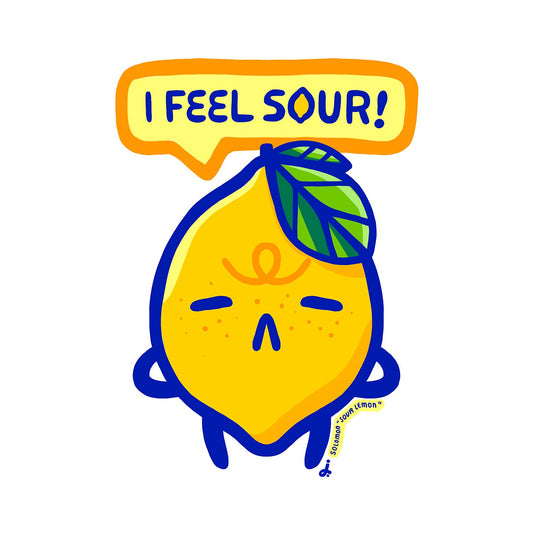 Solomon the Sour Lemon Sticker