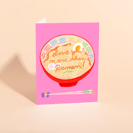 Ramen Love Everyday Card