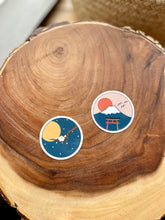Load image into Gallery viewer, Sakura Circle Sticker
