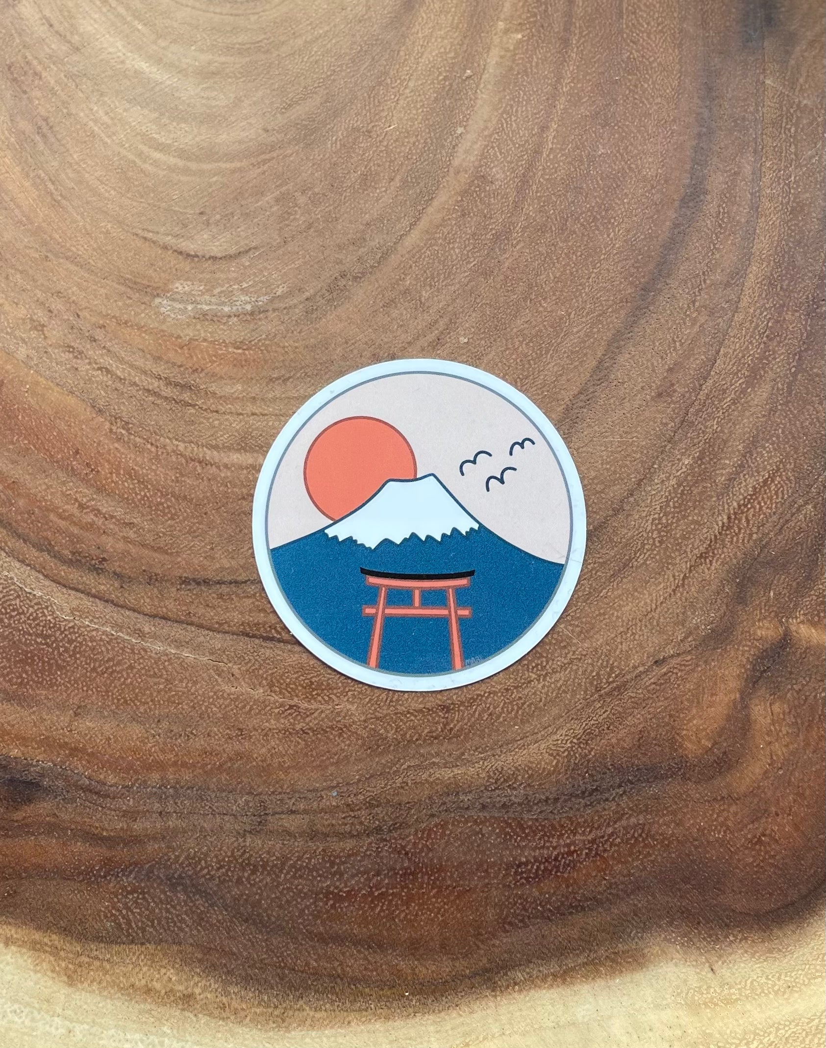 Mt. Fuji Circle Sticker – Shop Sairen