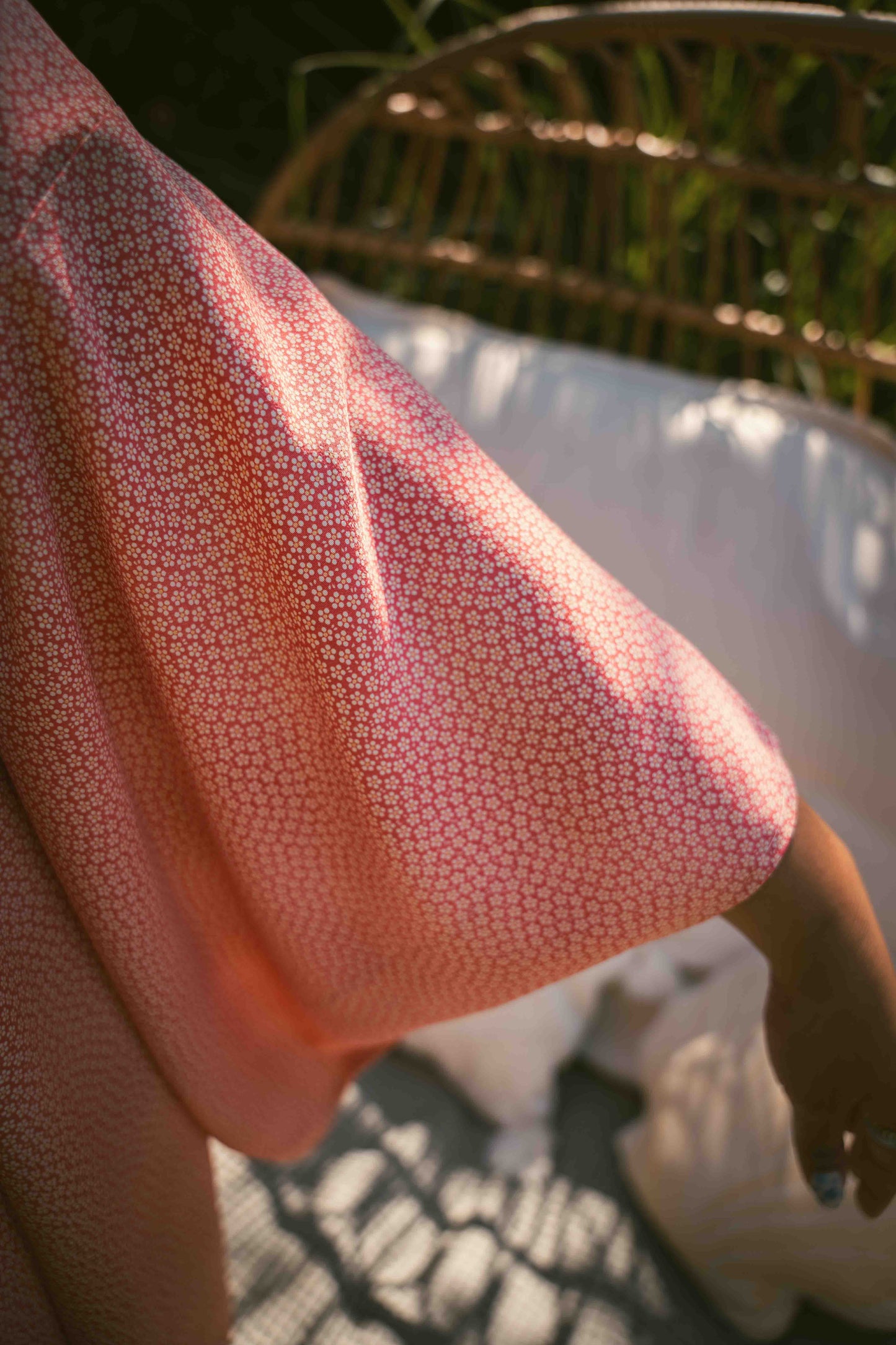 Pink Mini Floral Haori Vintage Jacket