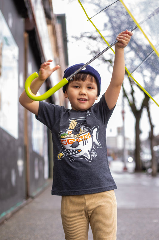 Ramen Shark Shirt - Kids