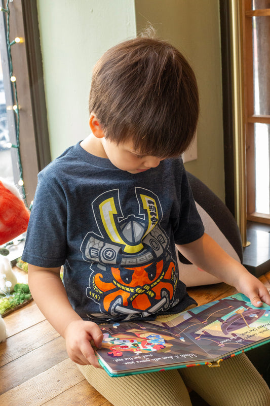 Samurai Tako Shirt - kids