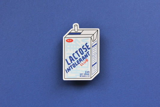 Lactose Intolerant Club Sticker