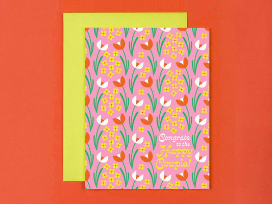 Tulip Wedding Card