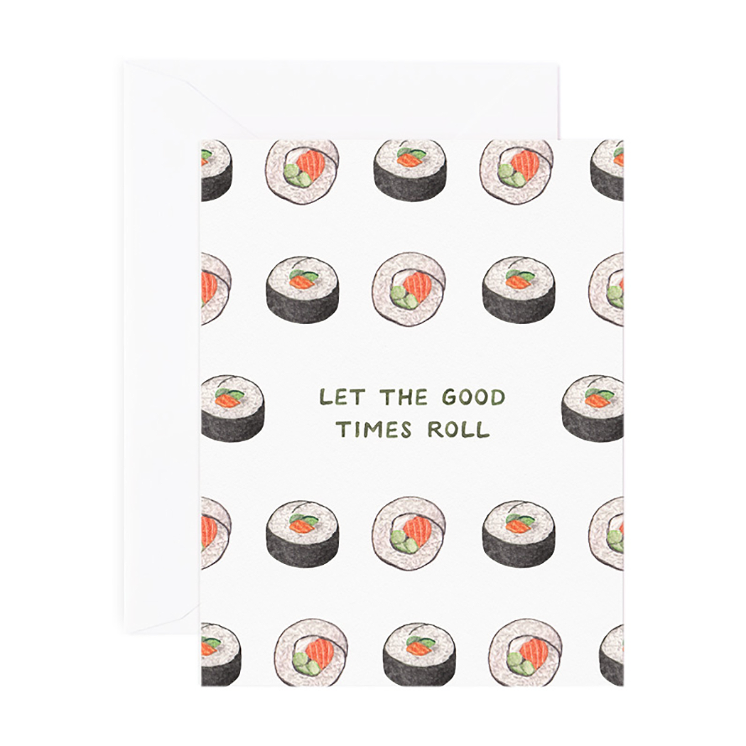 Let The Good Times Roll Birthday Card