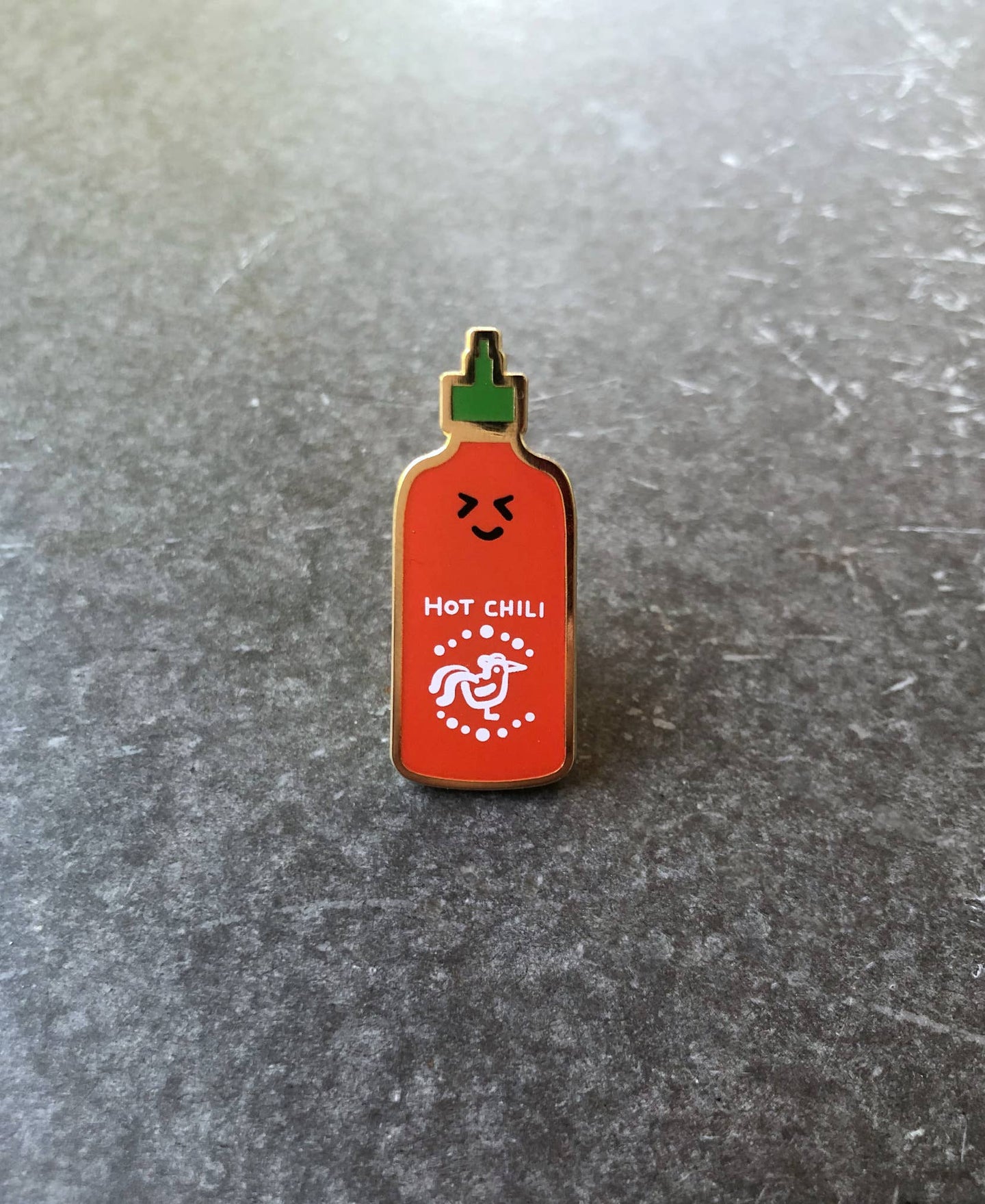 Silly Sriracha Enamel Pin