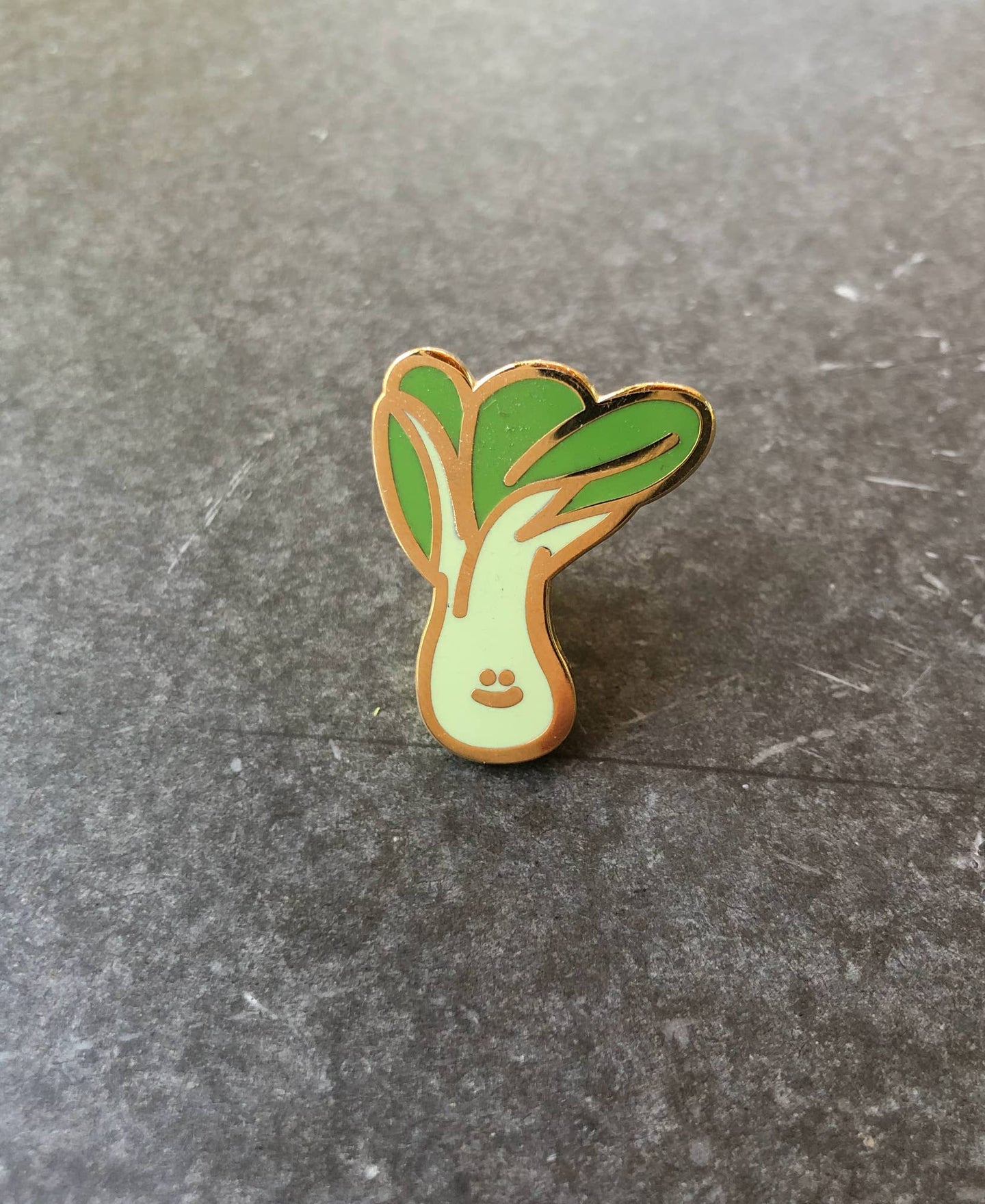 Bok Choy Buddy Enamel Pin