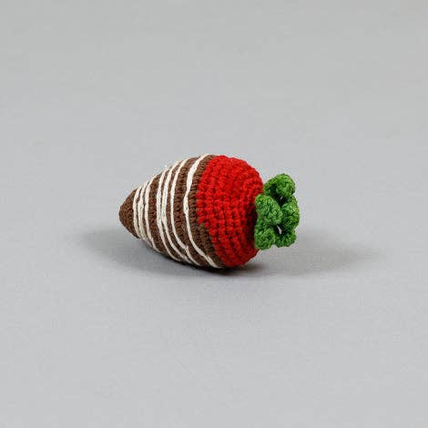 Cotton Crochet Chocolate Covered Strawberry