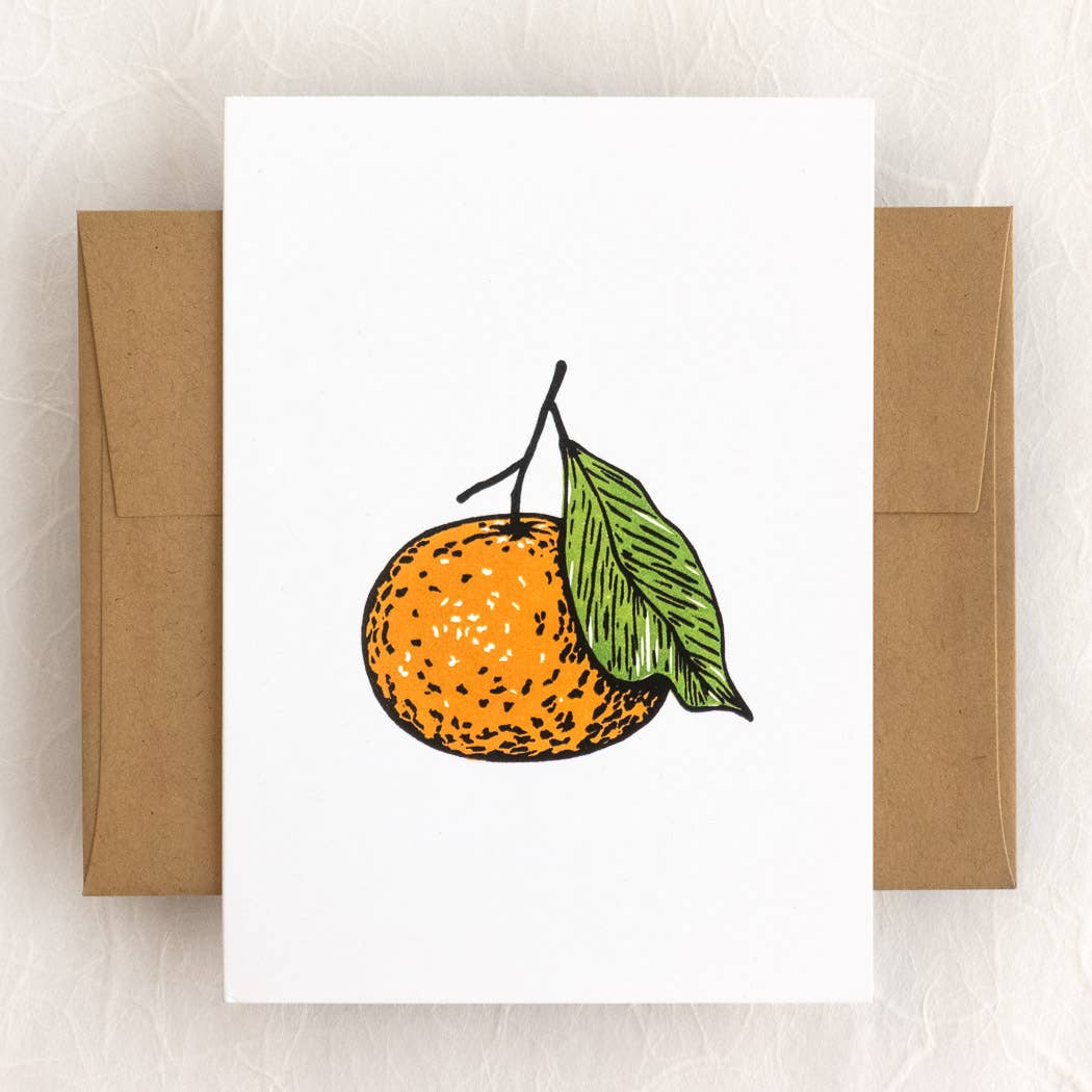 Mandarin Orange - Card