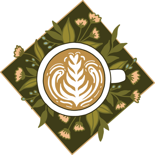 Latte Art Sticker
