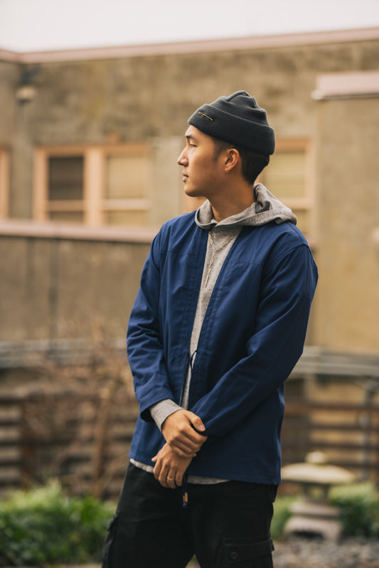 Organic Navy Noragi Jacket