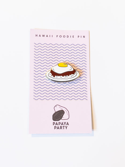 Loco Moco Pin