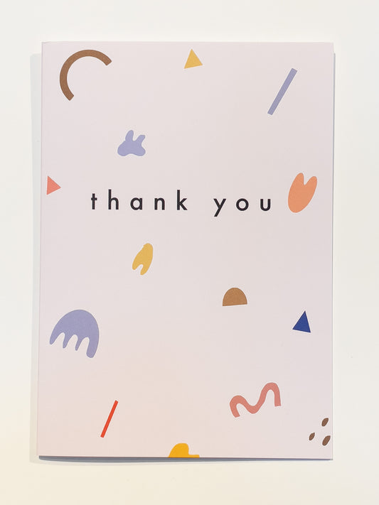 Thank You Card (abstract)