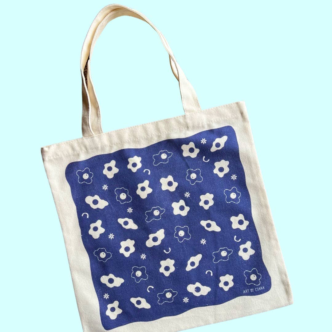 Over Easy Eggs Tote Bag