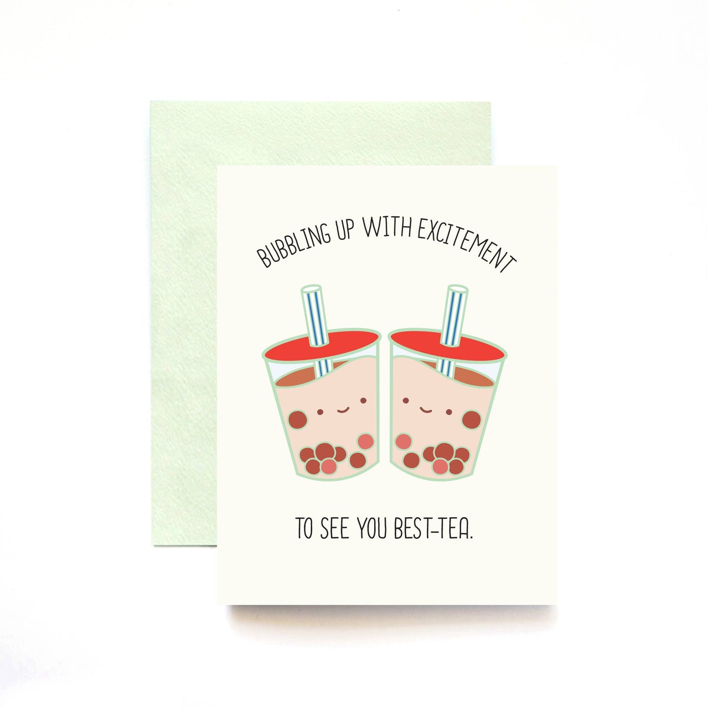 Boba Best-teas Greeting Card