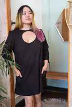 Load image into Gallery viewer, Black Keyhole Dress
