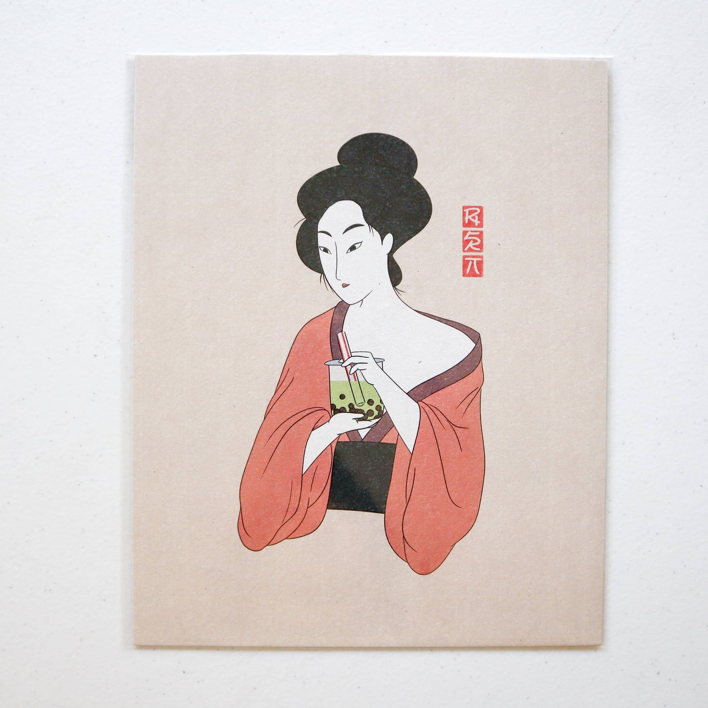 "Boba" Ukiyo-Today Art Print