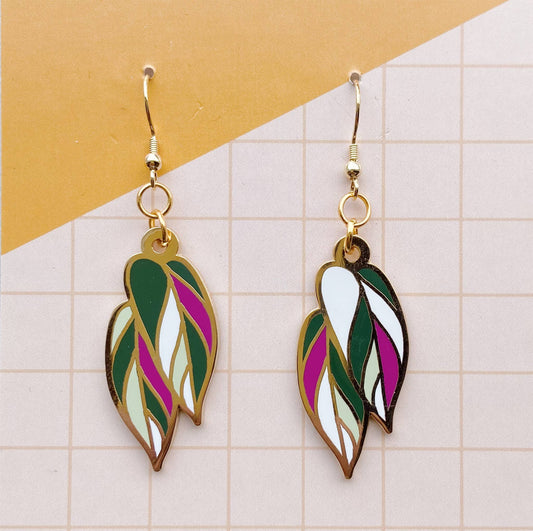 Calathea earrings