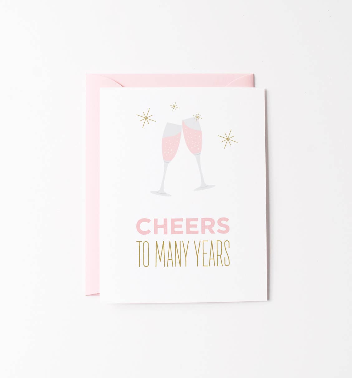 Cheers to Many Years Greeting Card