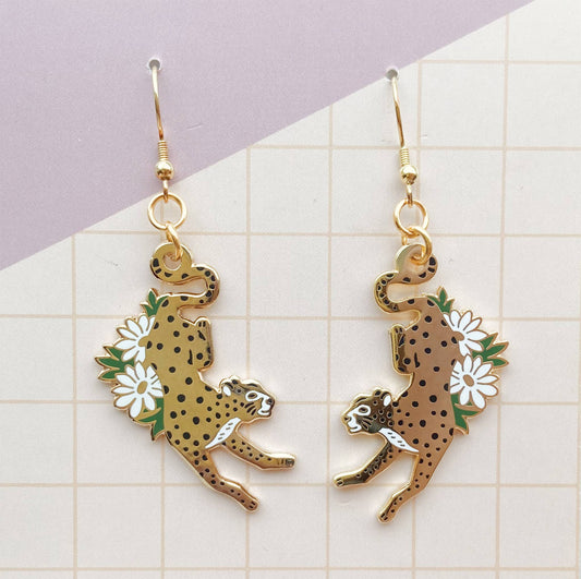 Cheetah Earrings