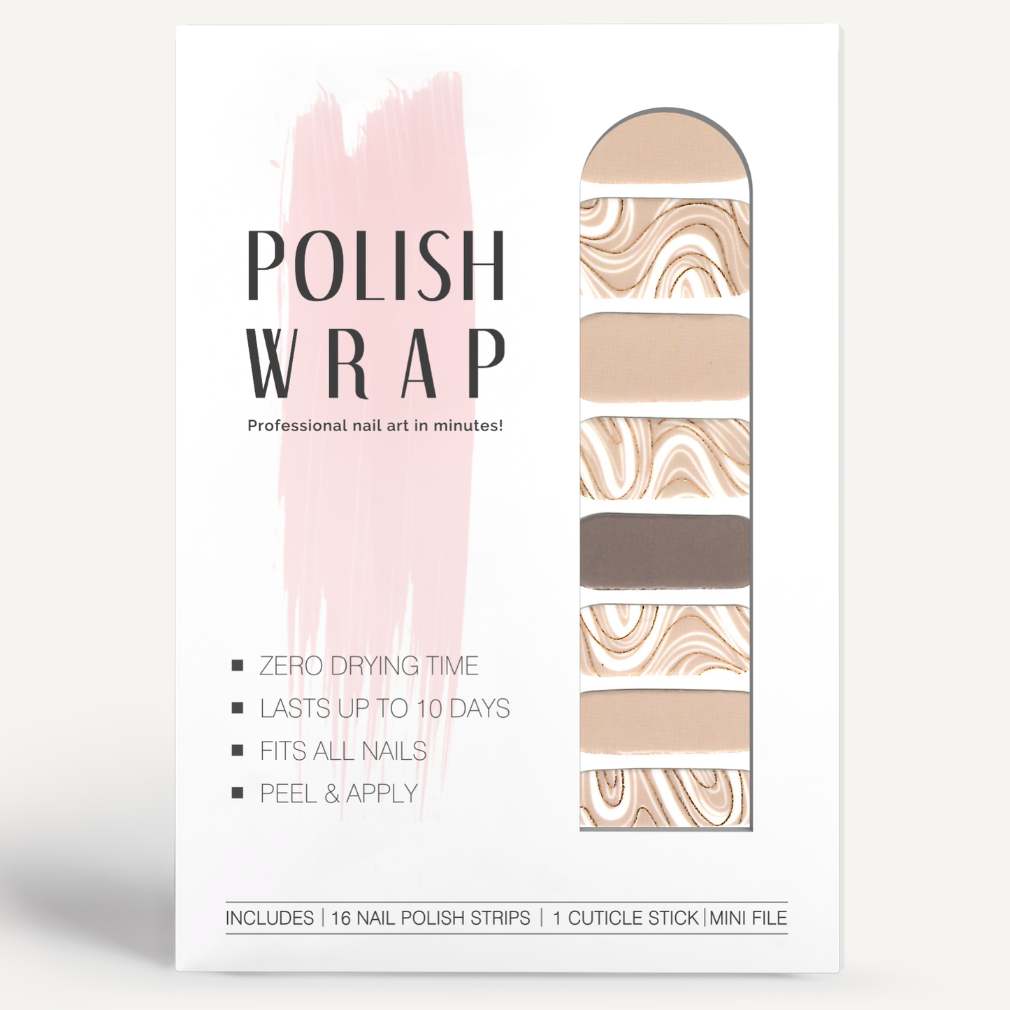 Coffee Swirl Polish Wrap