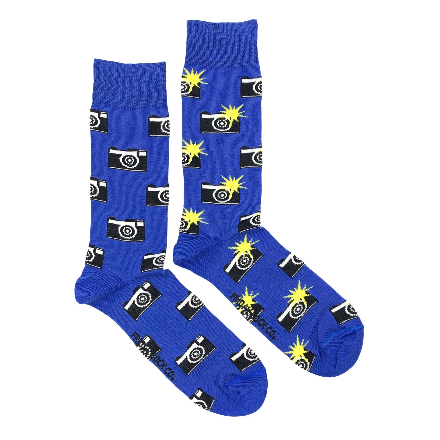 Camera & Flash Photography Men's Mismatched Socks