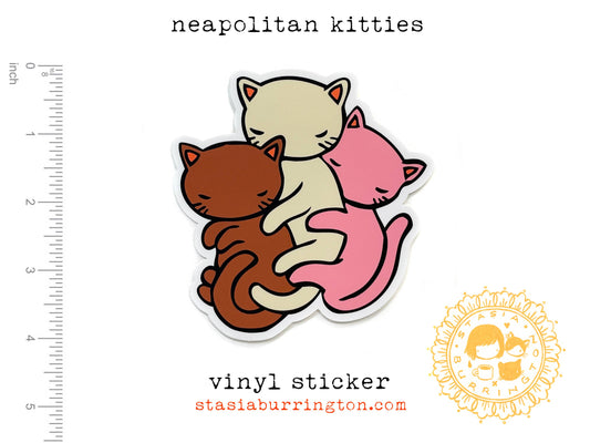 Neapolitan Cat Spoon Stickers