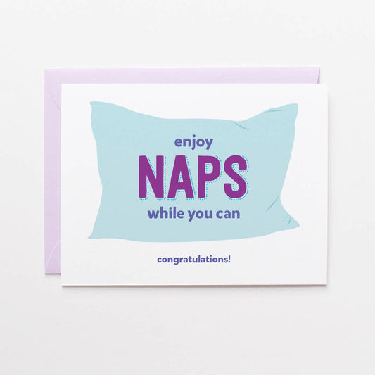 Enjoy Naps Greeting Card