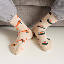 Load image into Gallery viewer, Sushi Mismatched Mens Socks
